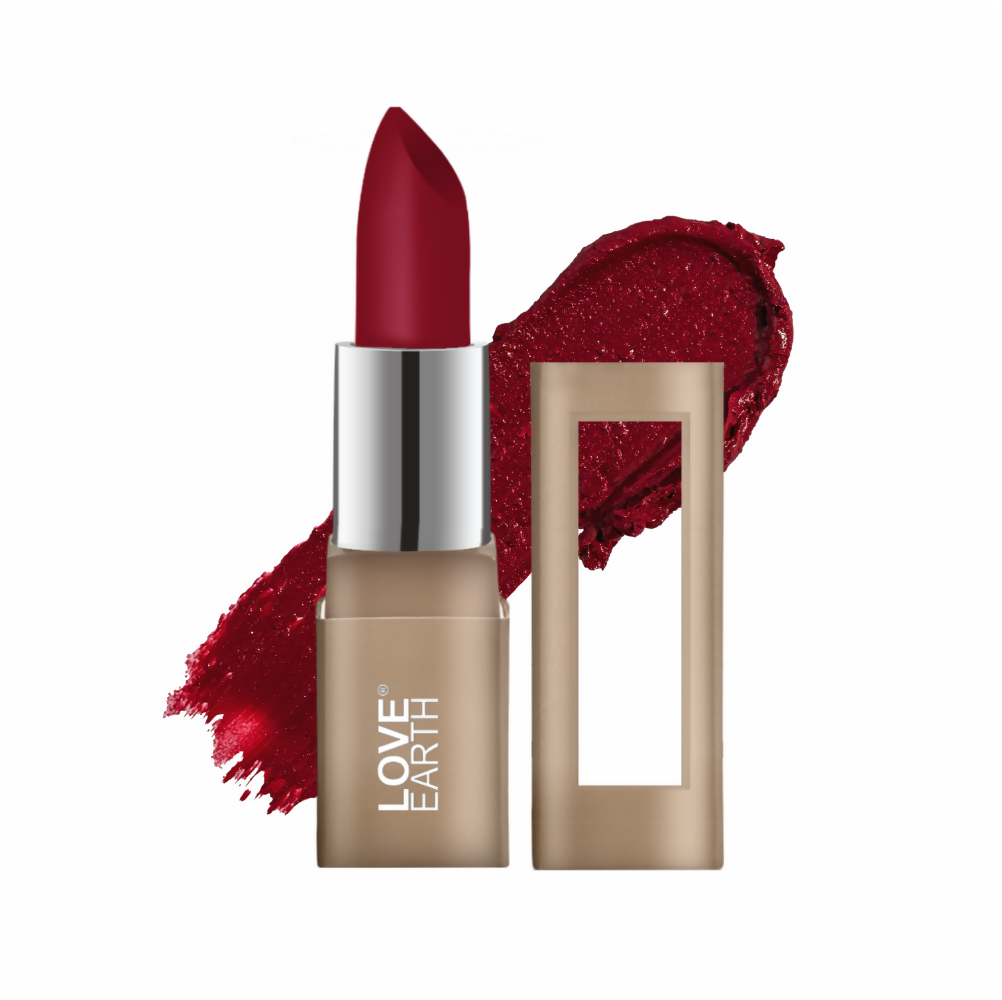 Love Earth Satin Matte Lipstick - Jaggery