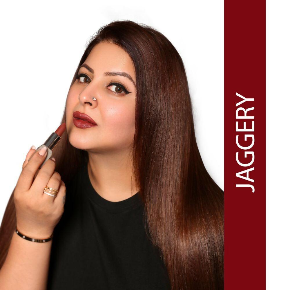 Love Earth Satin Matte Lipstick - Jaggery