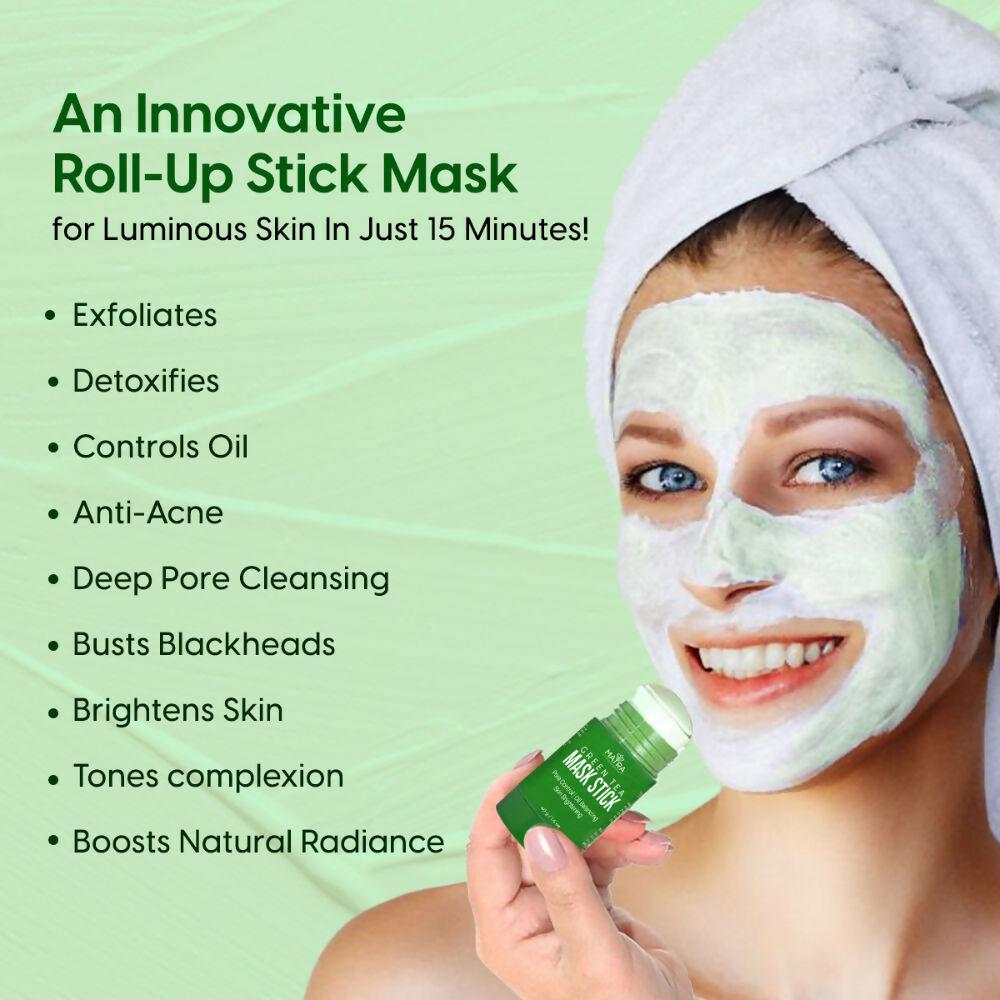 Matra Green Tea Mask Stick For Pore Control, Oil Balancing & Skin Brightening