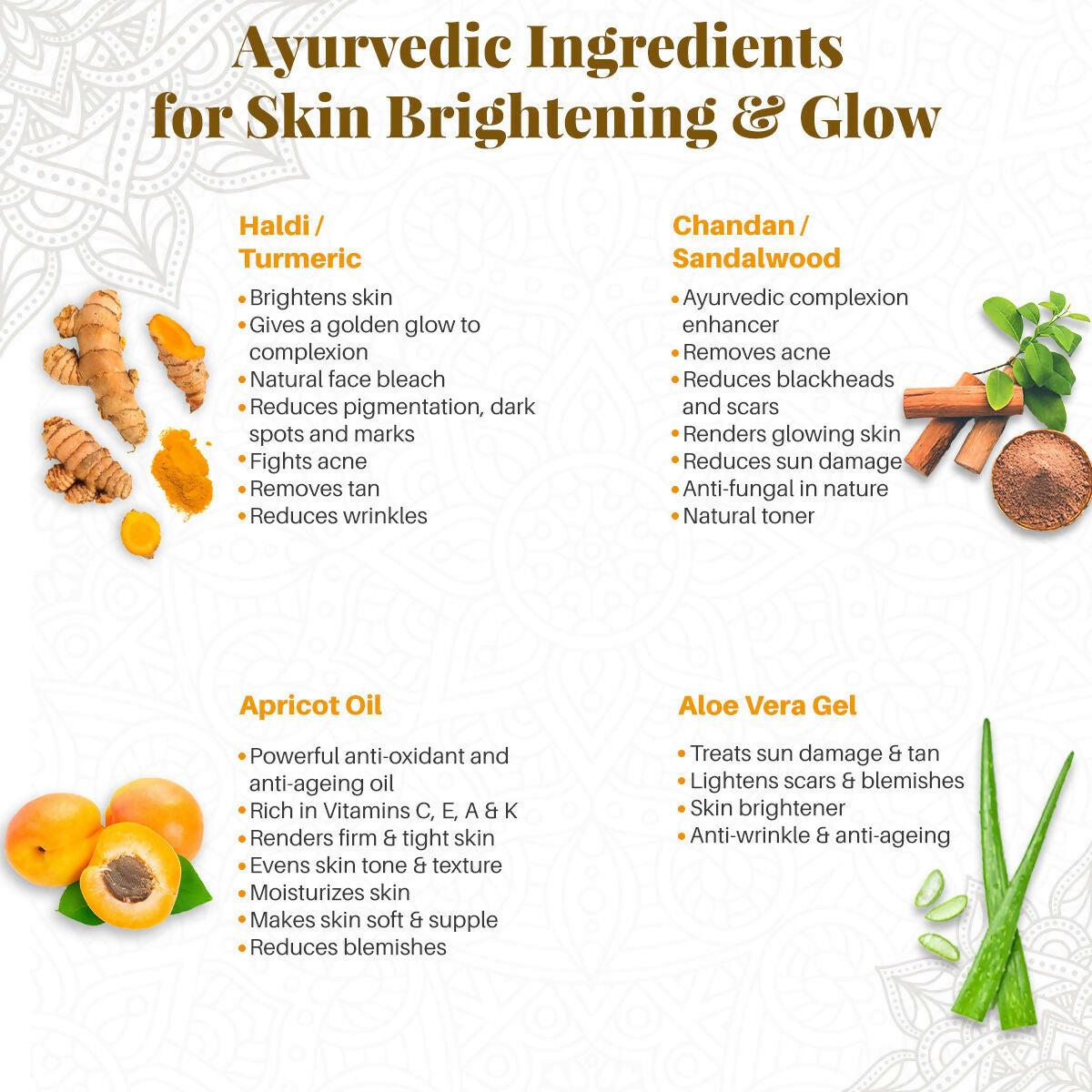 Matra Haldi Chandan Ubtan Face Pack To Enhance Glow & Brighten Skin