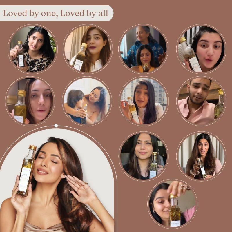 Dromen & Co Ayurvedic Hair Brew Oil With Fusion Of 15 Herbs