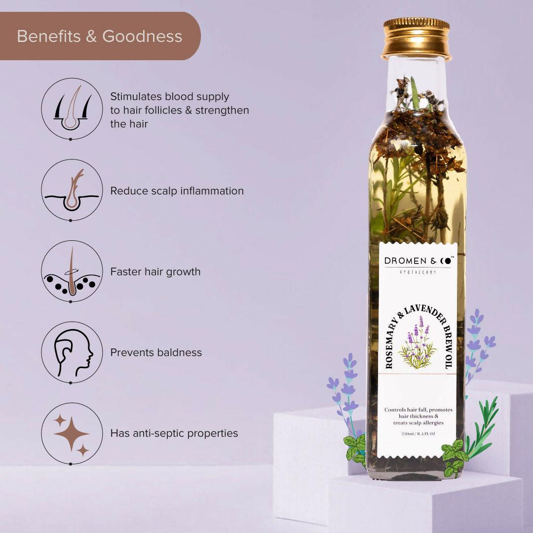 Dromen & Co Rosemary & Lavender Brew Hair Oil