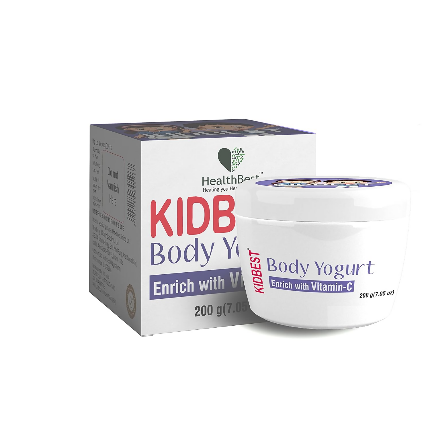 HealthBest Kidbest Body Yogurt Cream For Kids