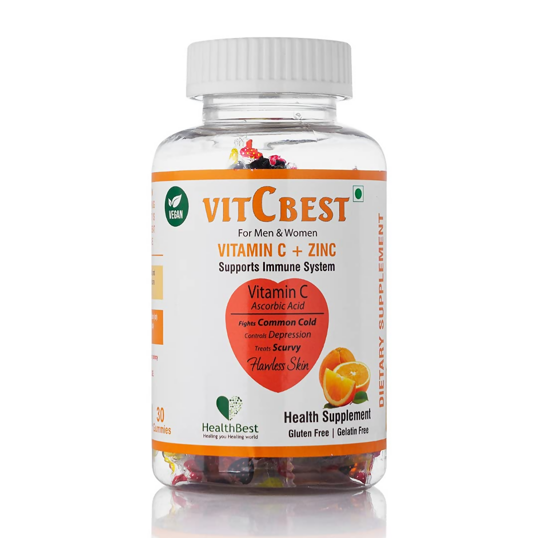 HealthBest VitCbest Vitamin C + Zinc Gummies