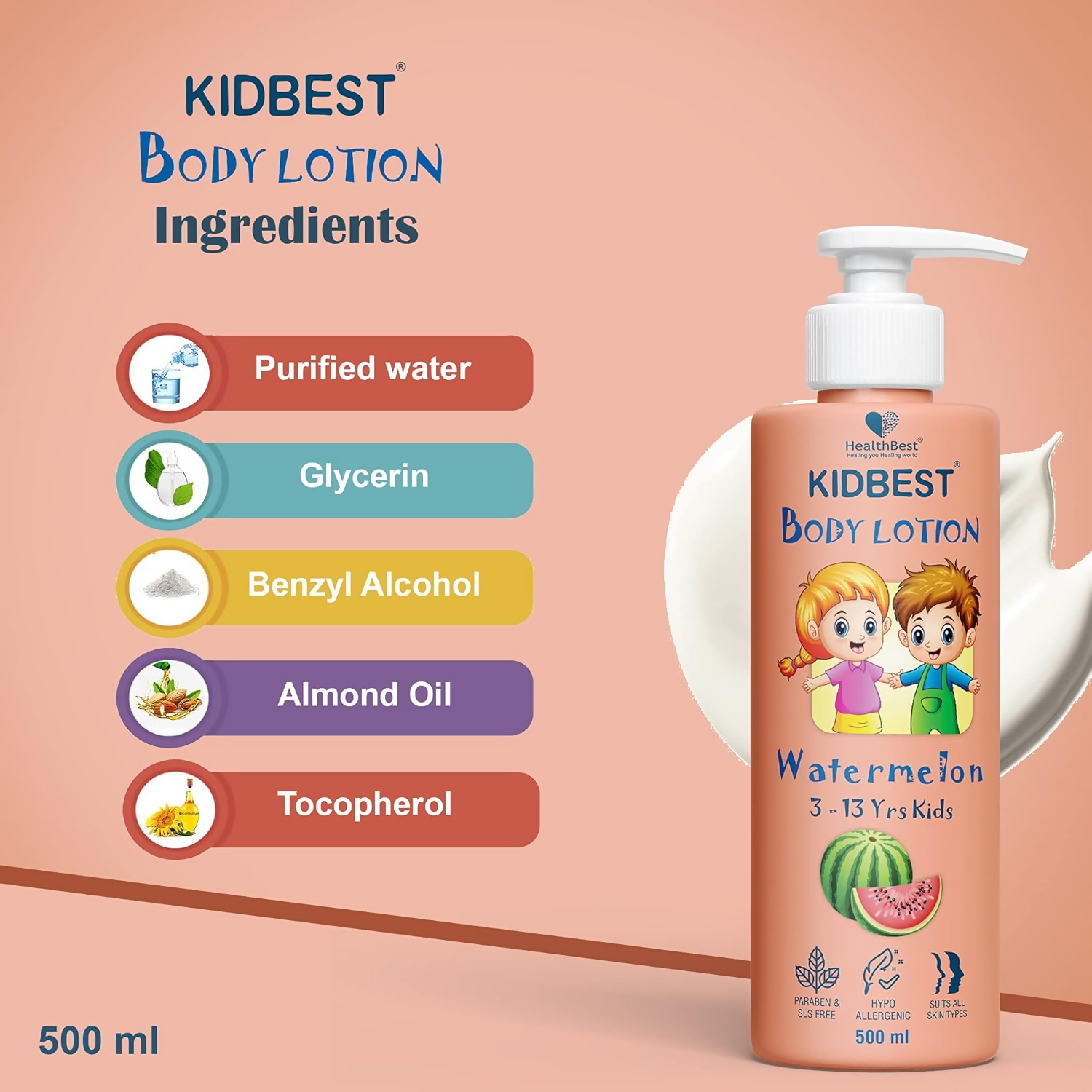 HealthBest Kidbest Body Lotion for Kids