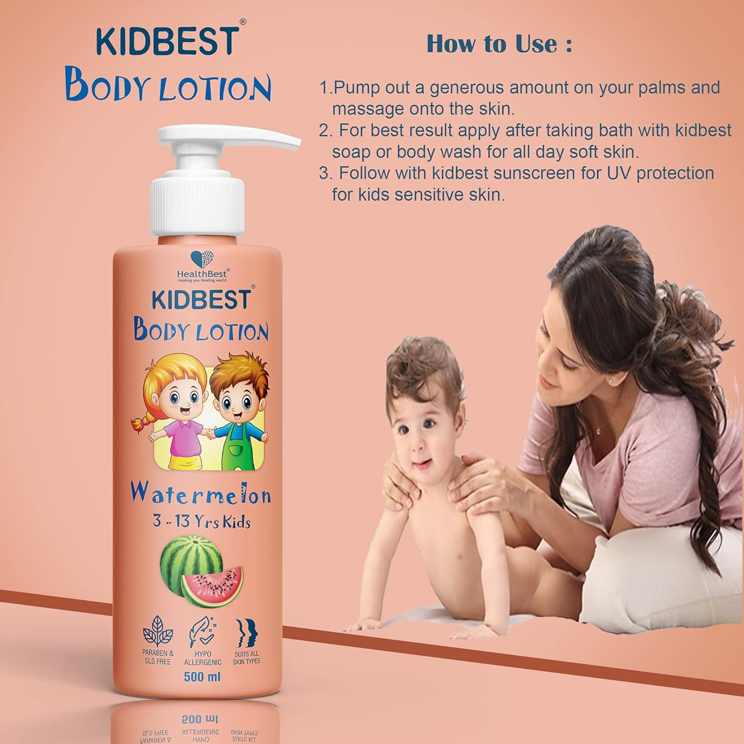 HealthBest Kidbest Body Lotion for Kids