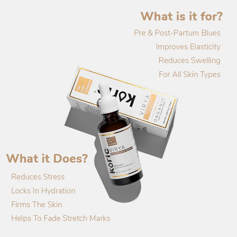 Koric Virya, Pre & Post Natal Relief Oil