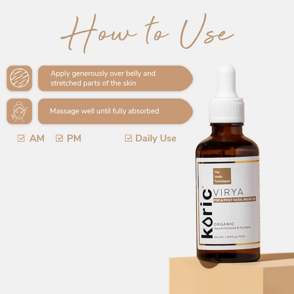 Koric Virya, Pre & Post Natal Relief Oil