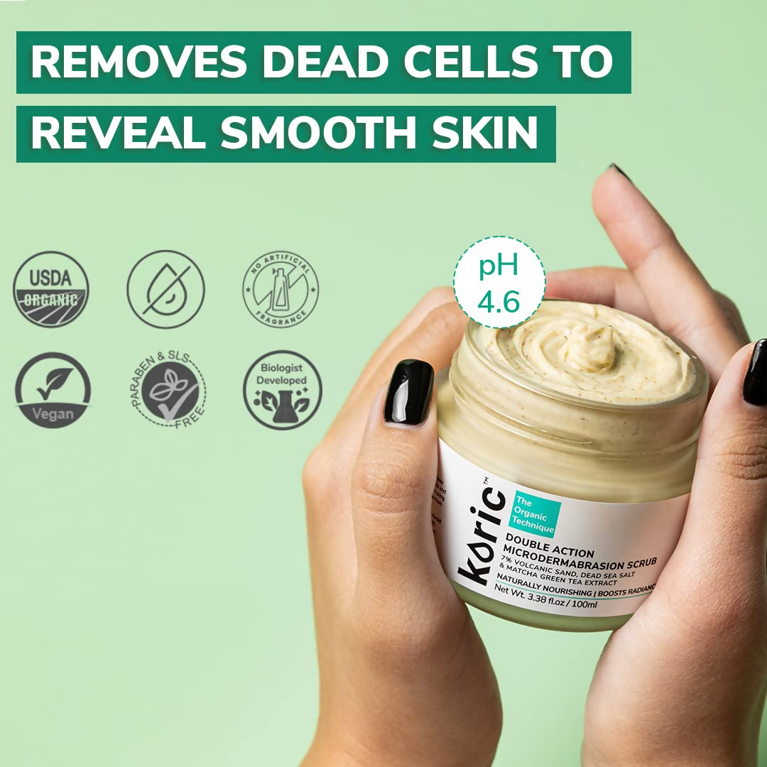 Koric Naturally Nourishing Double Action Microdermabrasion Scrub