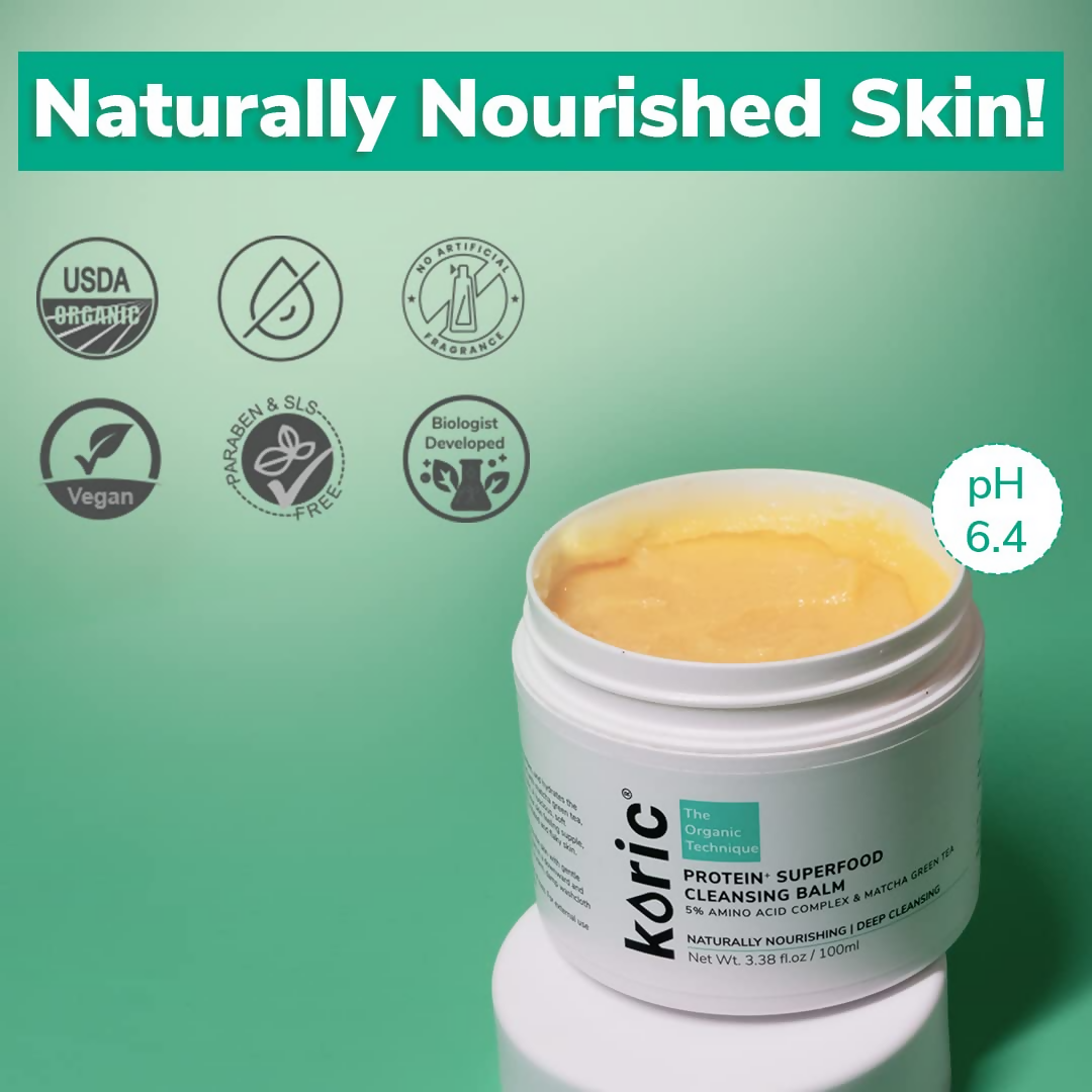 Koric Naturally Nourishing Protein+ Superfood Cleansing Balm