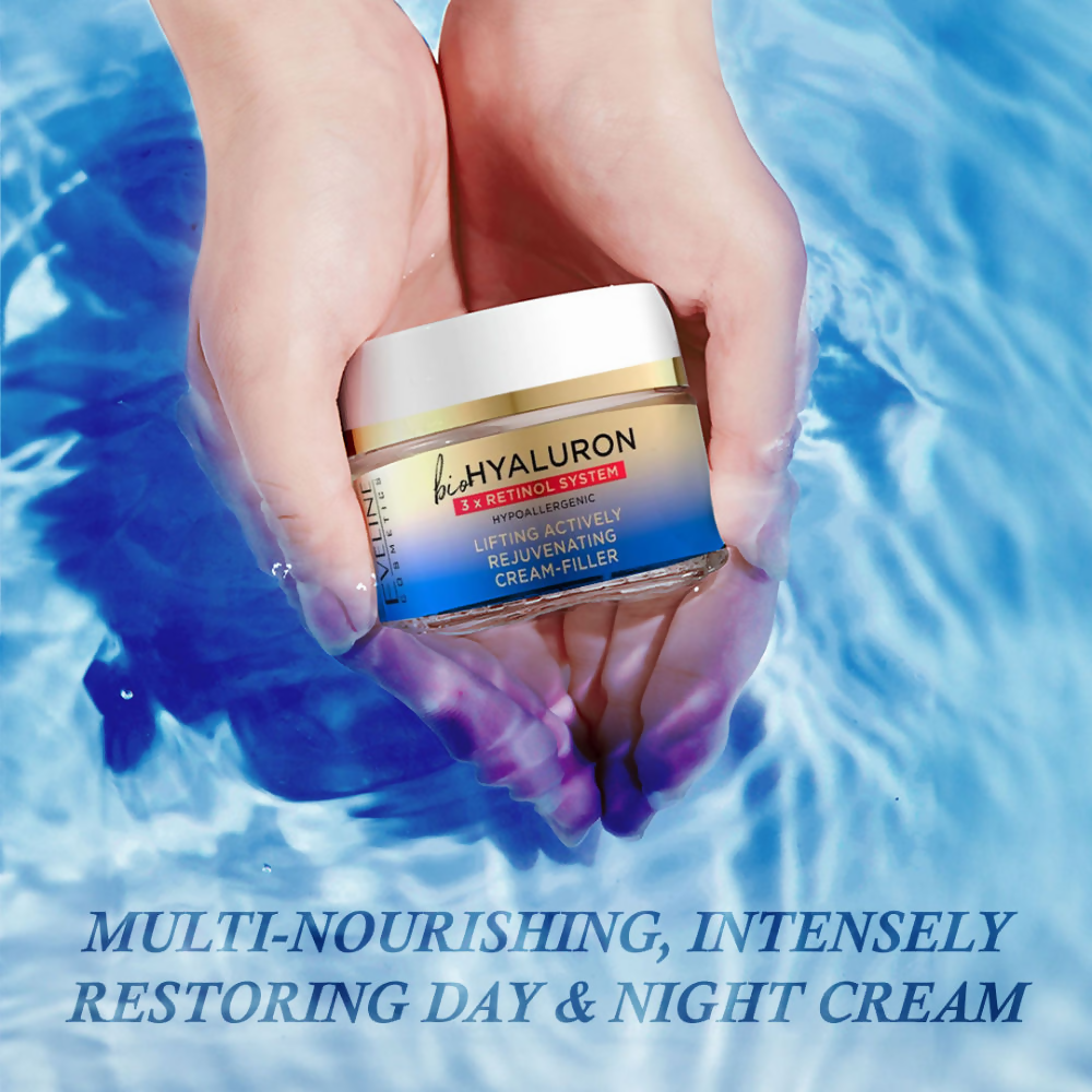 Eveline Cosmetics Bio Hyaluron 3X Retinol System Lifting Actively Rejuvenating Day & Night Cream