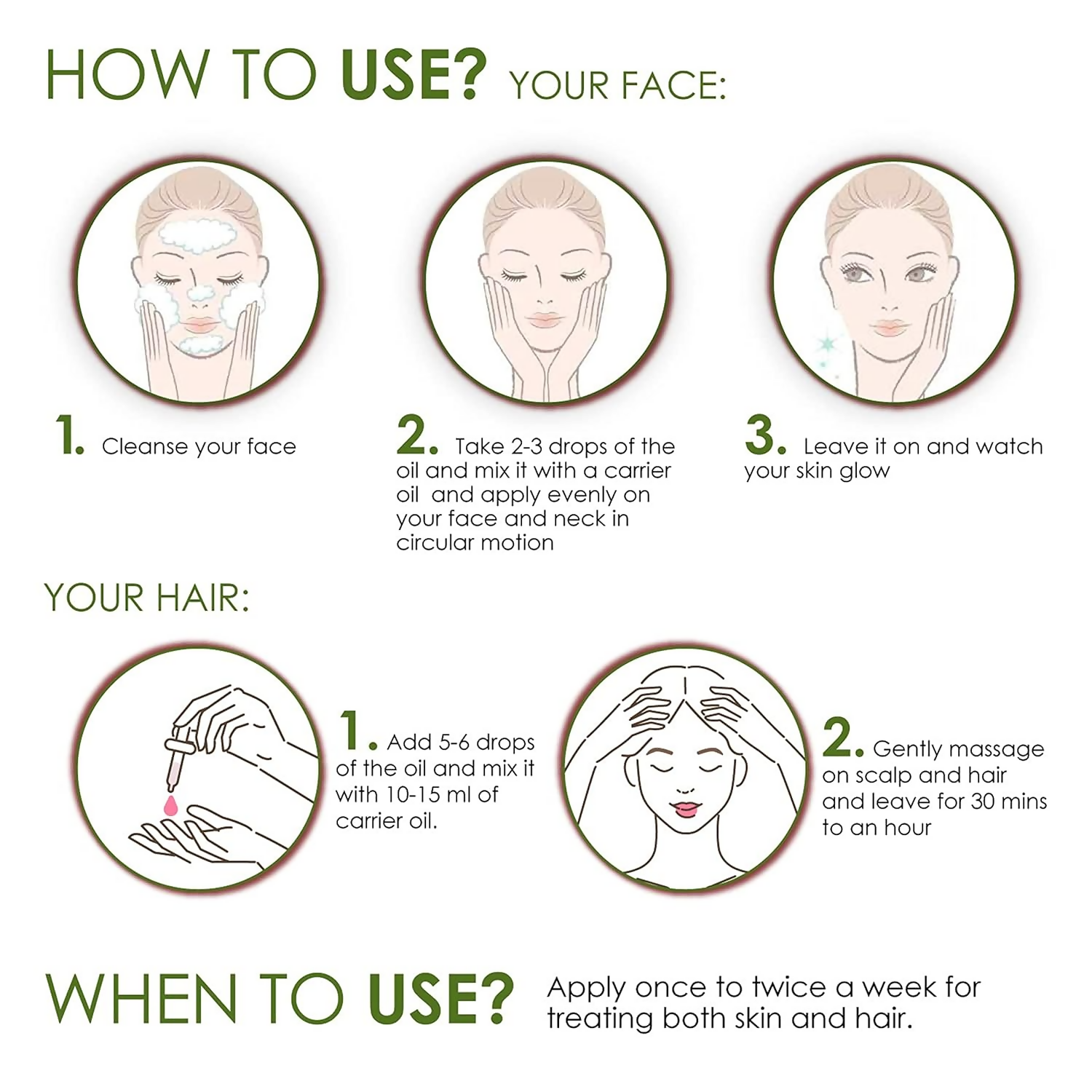 Florecer Rosemary Essential Oil For Hair