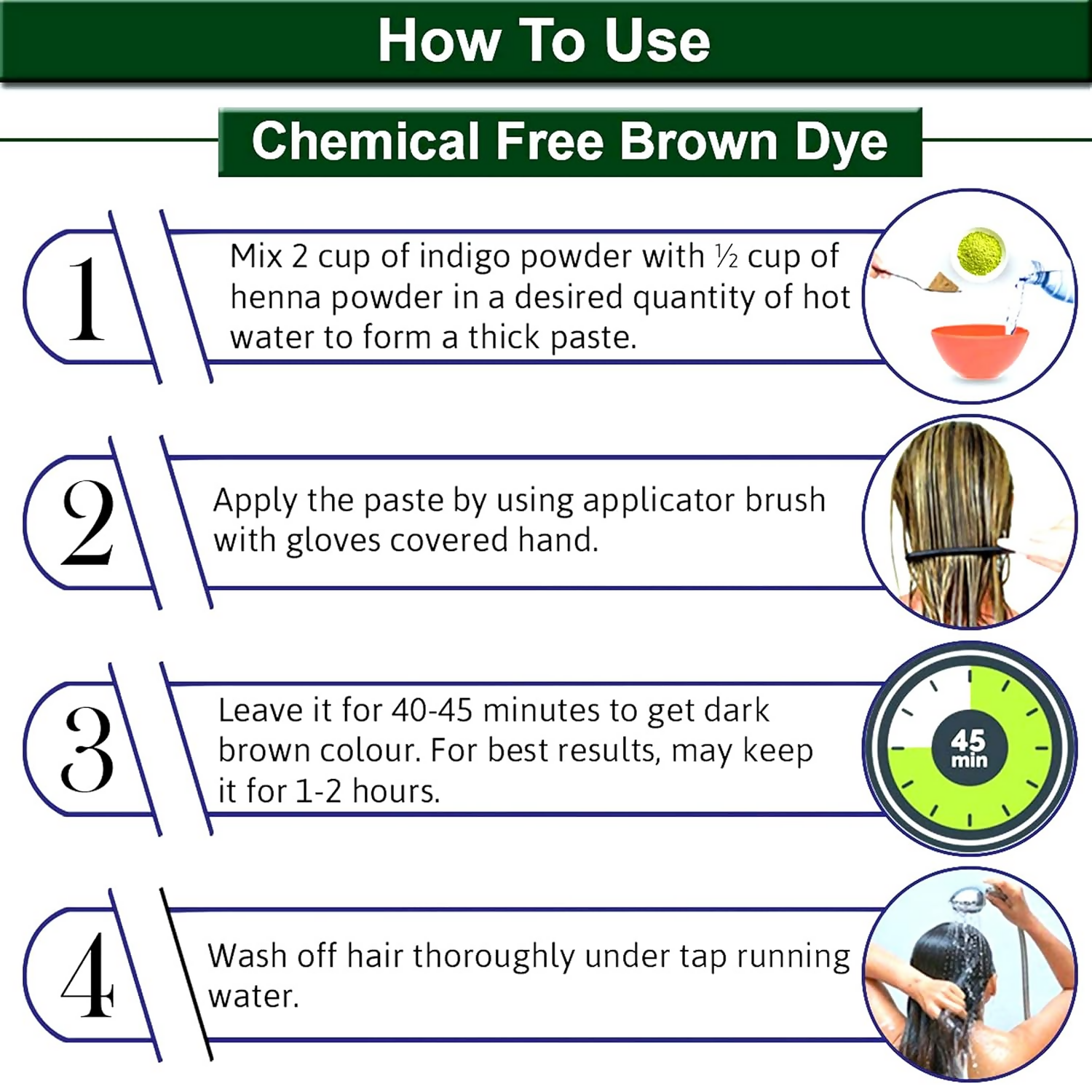 Florecer Organic Indigo Powder For Hair