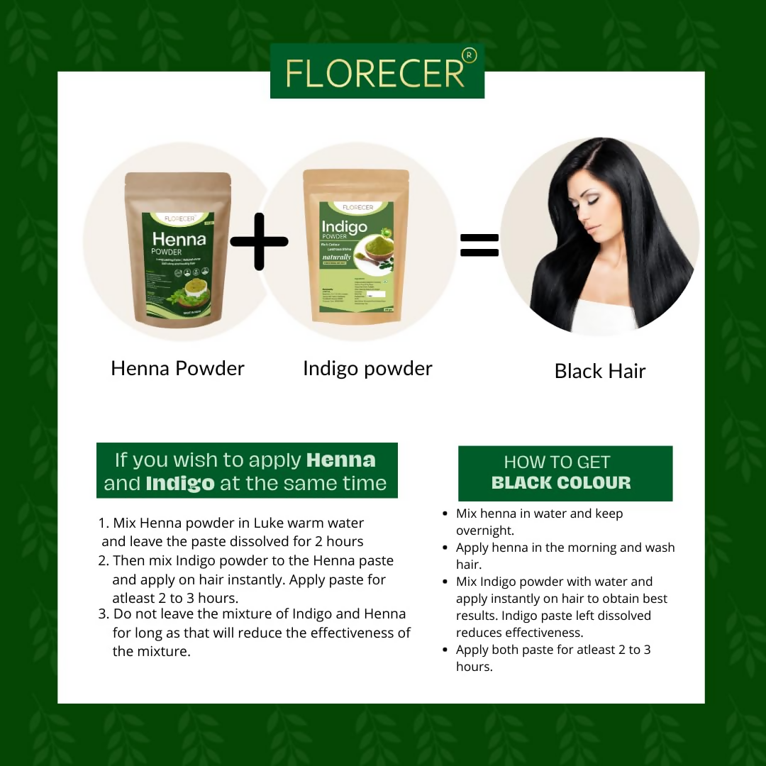 Florecer Organic Indigo Powder For Hair