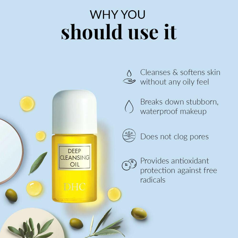 DHC Beauty Deep Cleansing Oil, Makeup Remover For All Skin Types