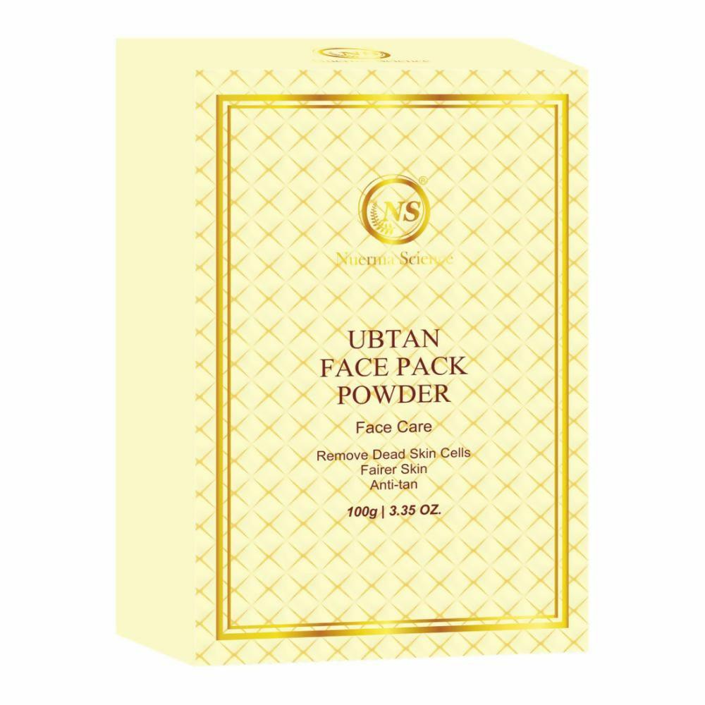Nuerma Science Ubtan Face Pack Powder for Clear Dead Skin Cells, Tan Removal & Fairer Skin