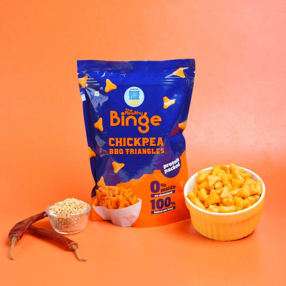 The Healthy Binge Chickpea BBQ Triangles