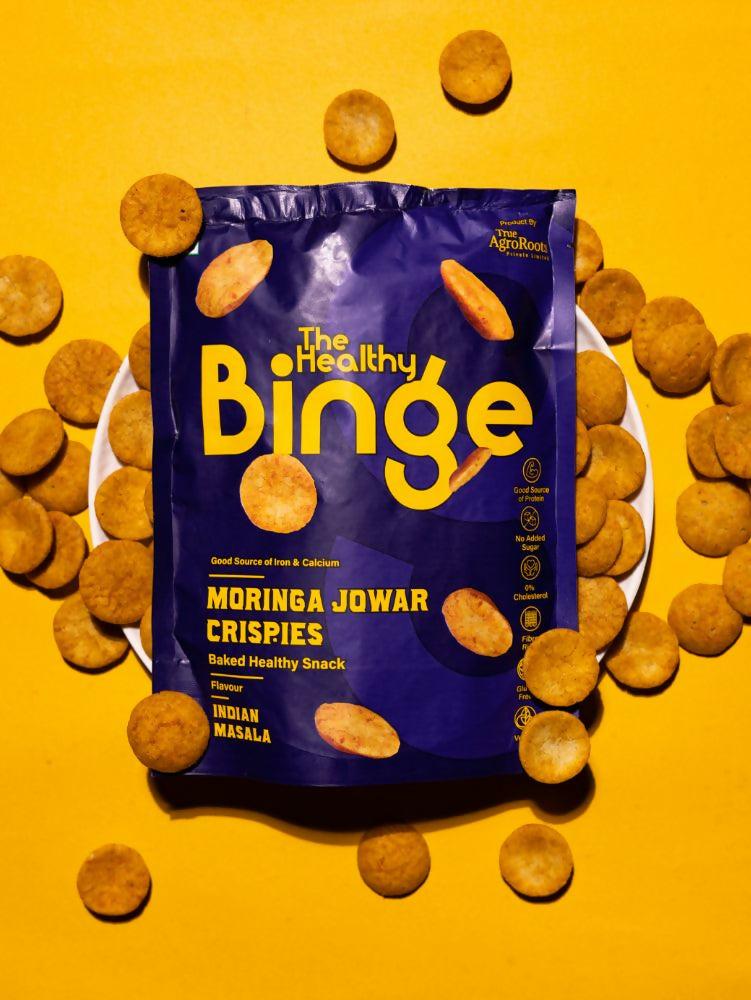The Healthy Binge Moringa Jowar Chips | Indian Masala