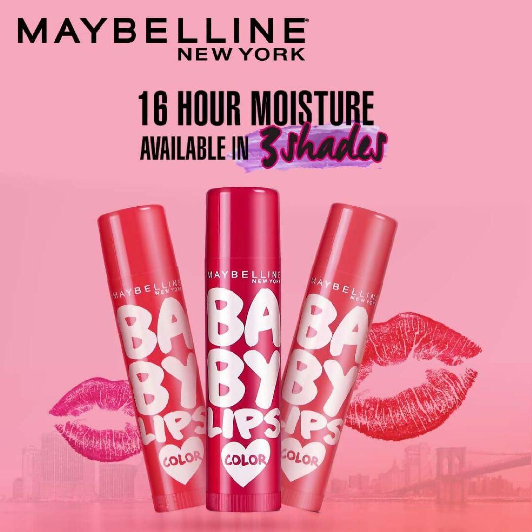 Maybelline New York Baby Lips Pink Lolita & Cherry Kiss Lip Balms Combo