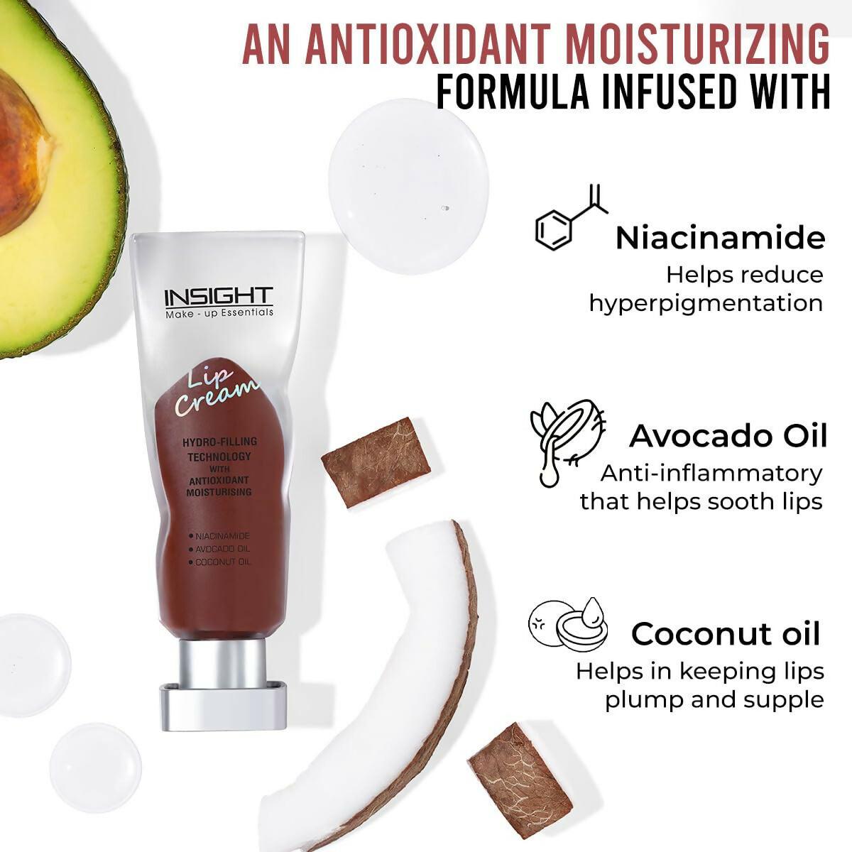 Insight Cosmetics Lip Cream | Hydro Filling Technology with Antioxidant Moisturising