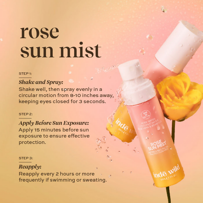 Inde Wild Rose Sun Mist SPF 50 PA +++