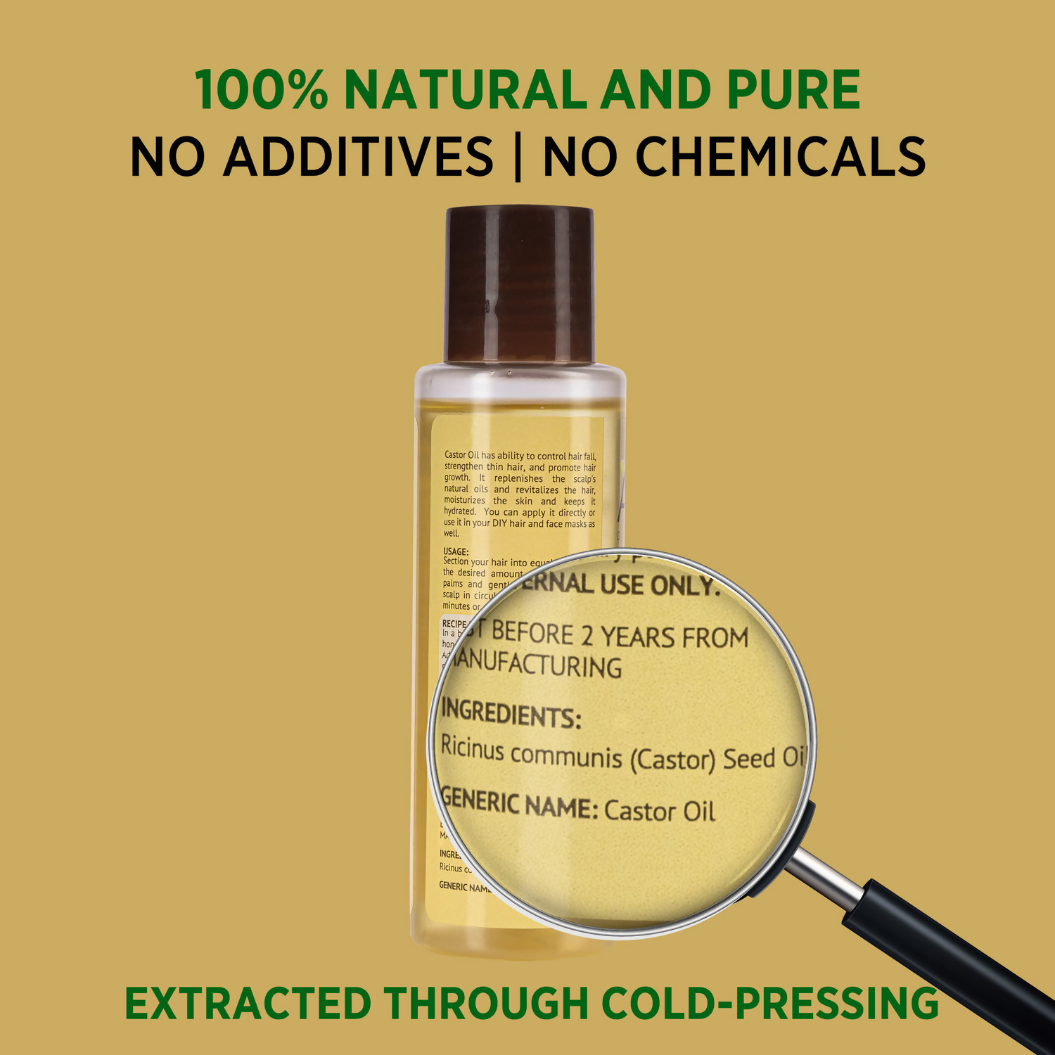 Alps Goodness 100% Pure Cold Pressed Castor Oil