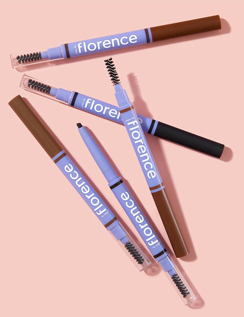 Florence by Mills Tint N Tame Eyebrow Pencil - Medium Brown
