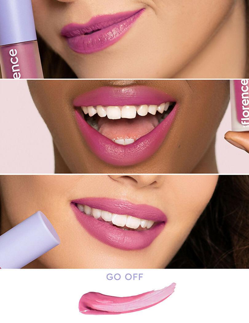 Florence by Mills Be A VIP Velvet Liquid Lipstick - Go Off (Rosey Pink)