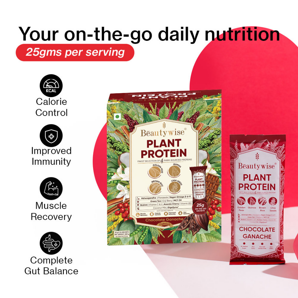 Beautywise Plant Protein Powder - Chocolate Ganache