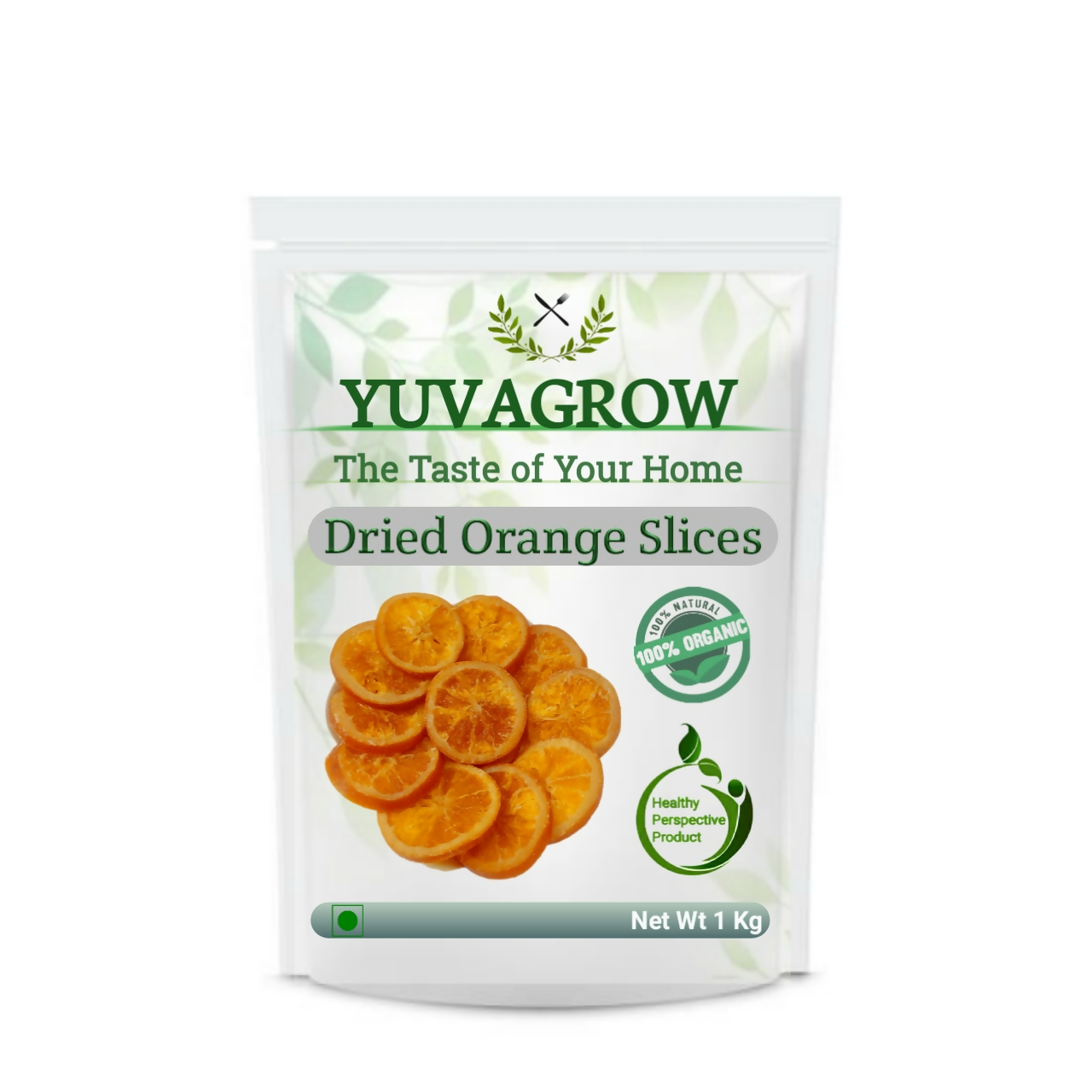 Yuvagrow Dried Orange Slices With Sugar Coated