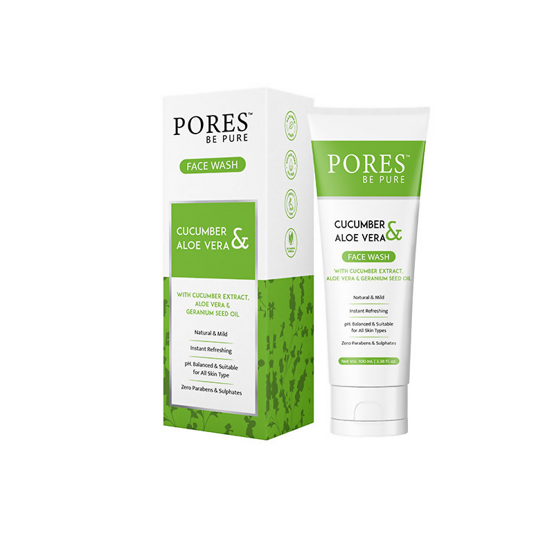Pores Be Pure Cucumber Face Wash With Aloe Vera Gel