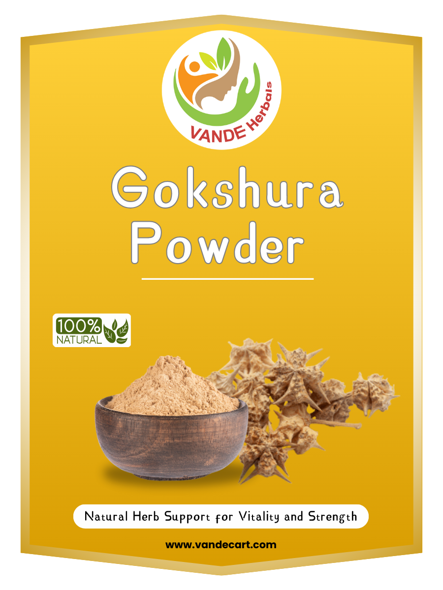 Gokshura Powder (100 gm) Natural Herb For Men | Vande Herbals