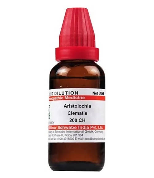 Dr. Willmar Schwabe India Aristolochia Clematis Dilution