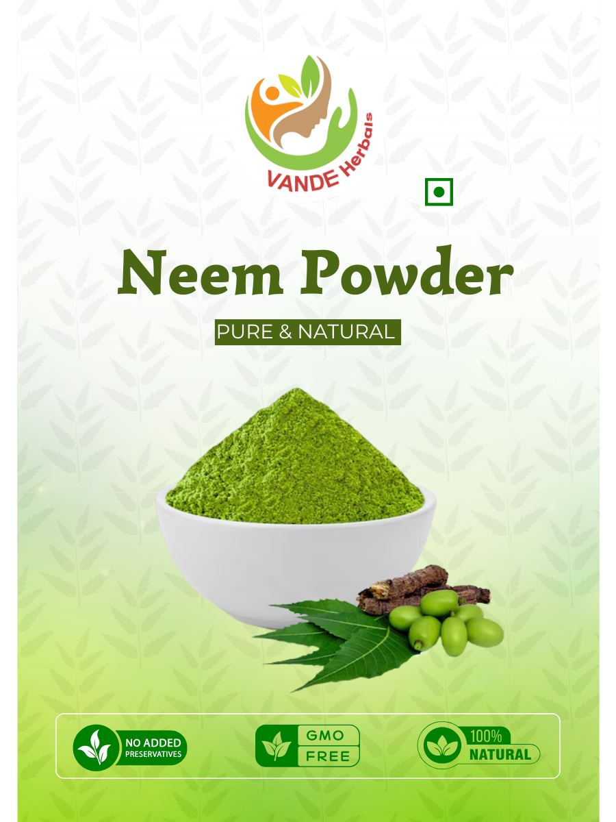 Neem powder - 100 gm | Vande Herbals