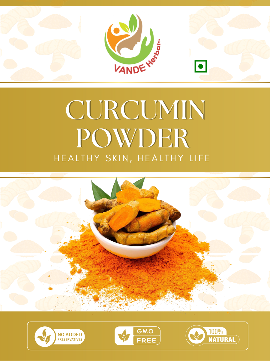Curcumin Powder | 100 gm | Vande Herbals