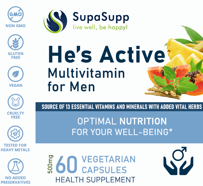 He’s Active Multi Vitamin for Men