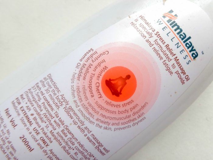 Himalaya Stress Relief Massage Oil