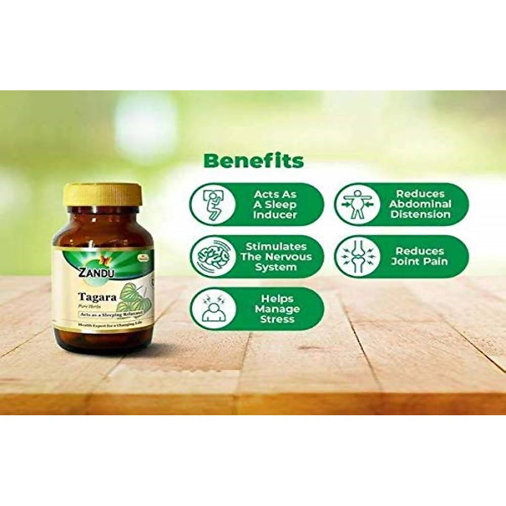 Zandu Tagara Pure Herbs Capsules