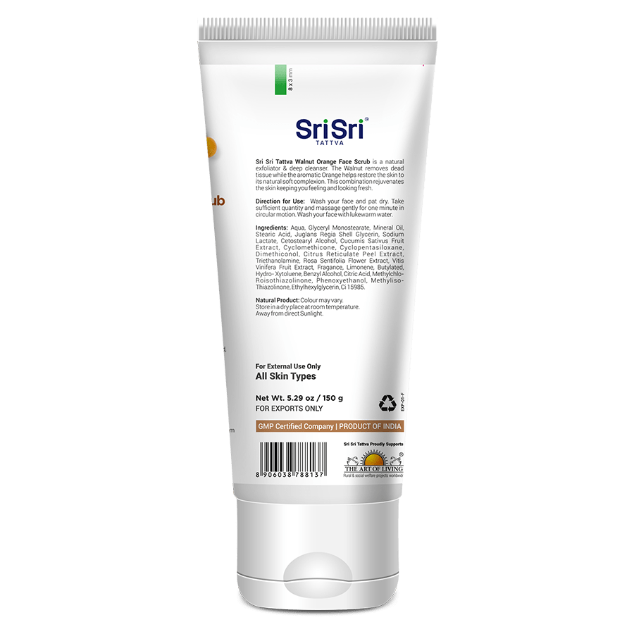 Walnut Orange Face Scrub