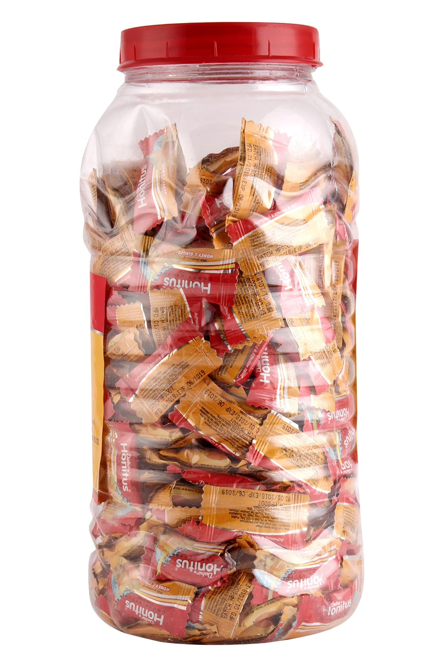 Dabur Honitus Lozenges Jar - 300 Count (Honey Ginger)