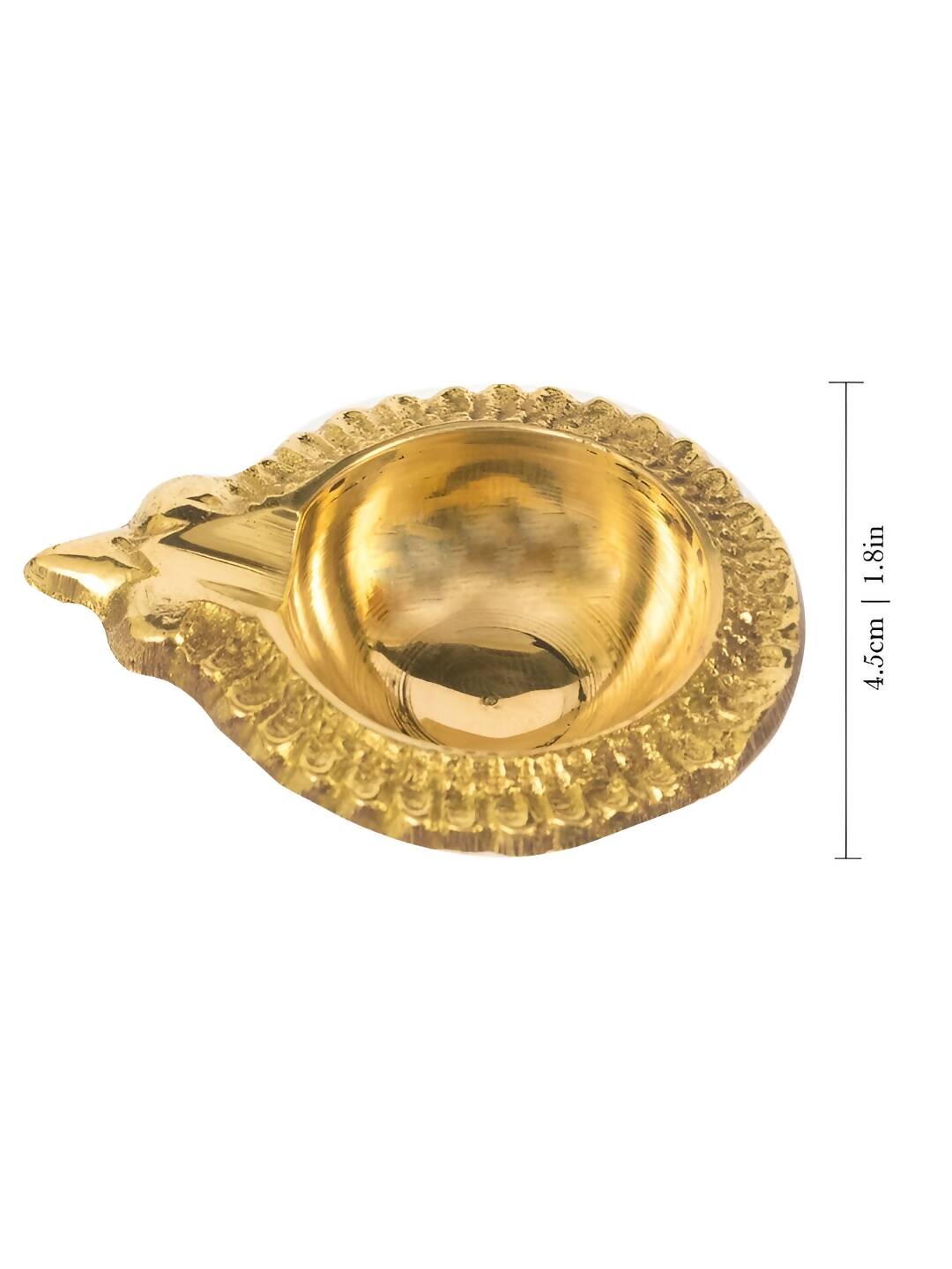 Spillbox Gold Toned Laksmi Kuber Diya Pooja Essentials