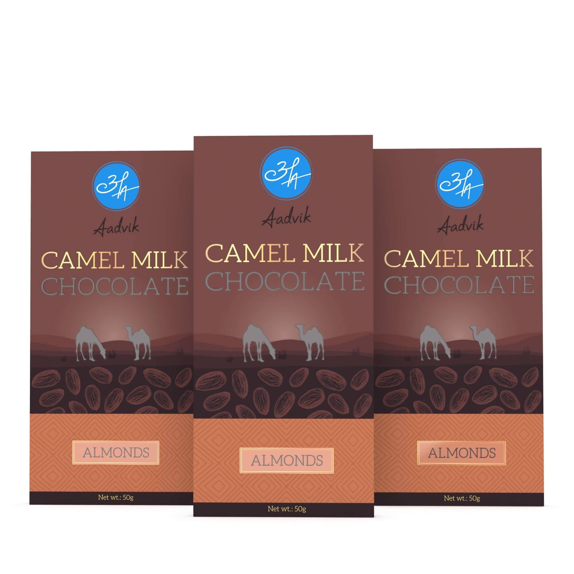 Aadvik Camel Milk Chocolates With Almonds