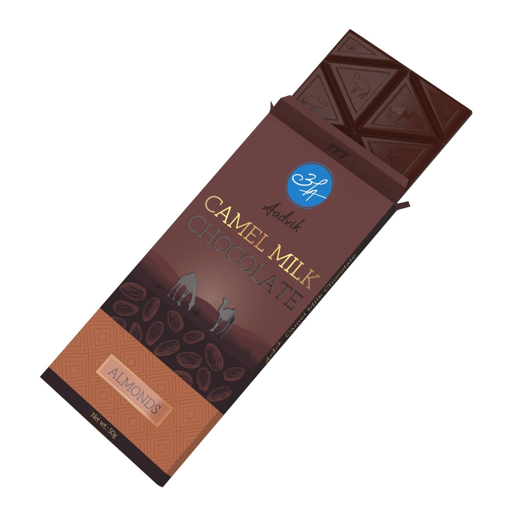 Aadvik Camel Milk Chocolates With Almonds