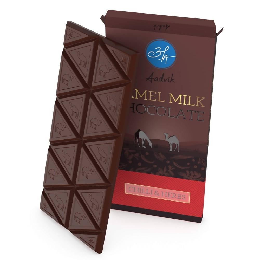 Aadvik Camel Milk Chocolate With Chilli & Herbs