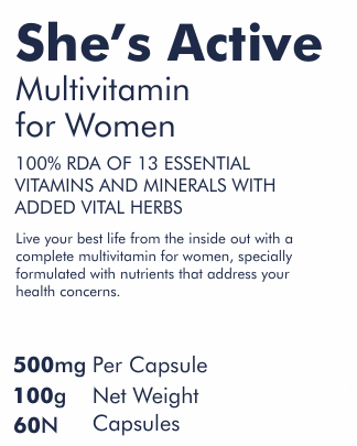 She’s Active Multi Vitamin For Women