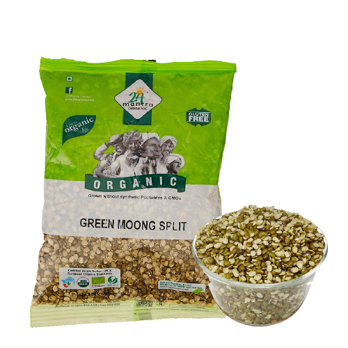24 Mantra Organic Green Split Moong Dal
