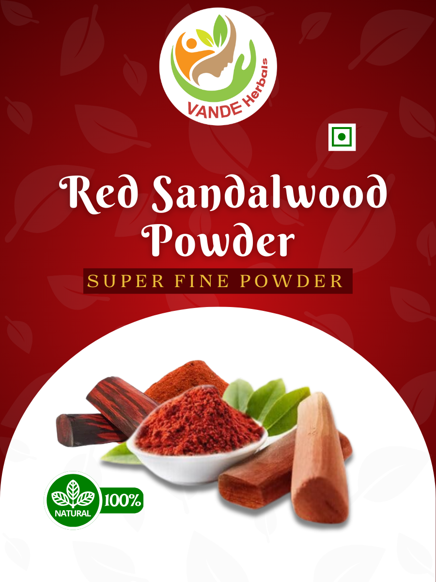 Red Sandalwood Powder (Rakthachandana Podi) 100g pack| Vande Herbals