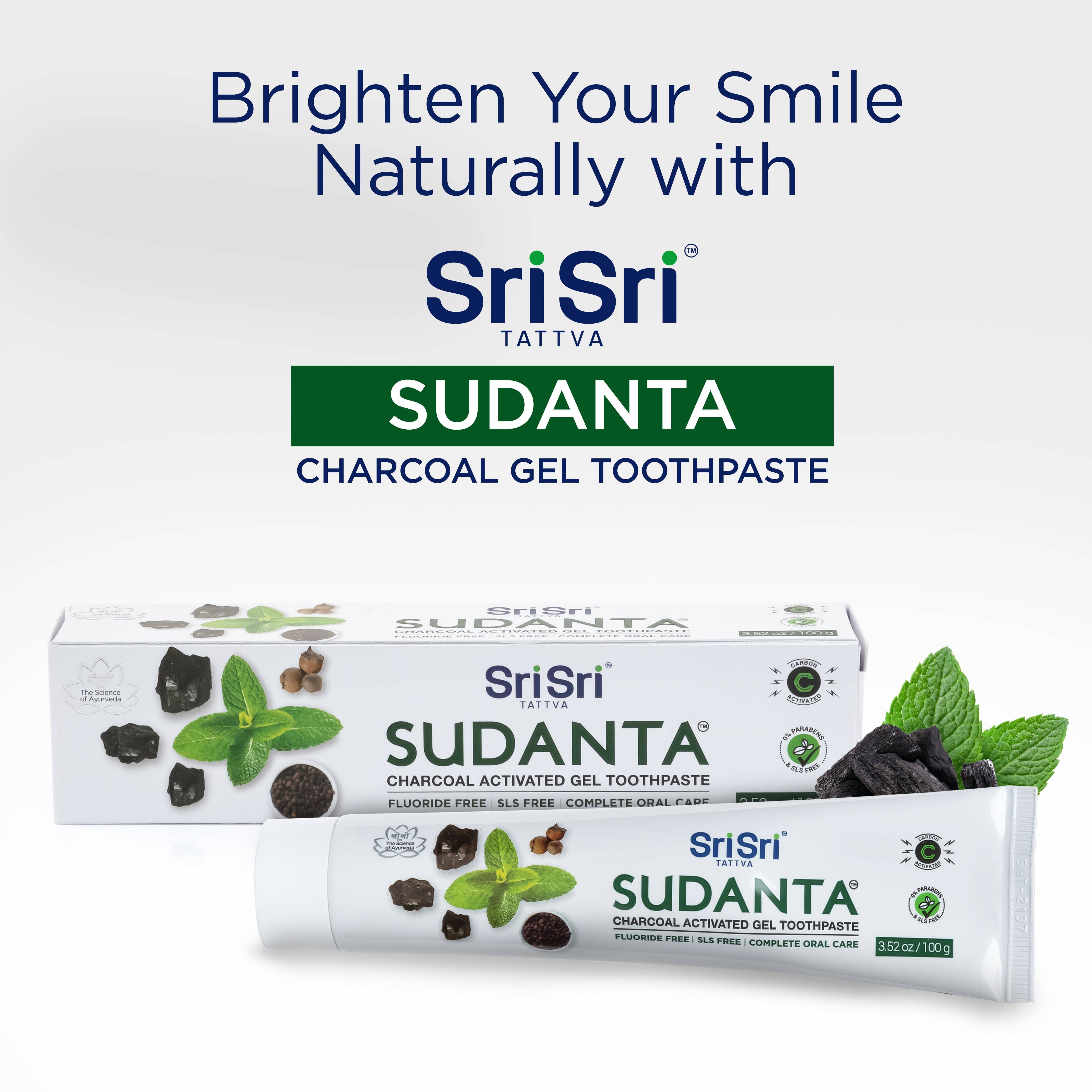 Sudanta Toothpaste Charcoal Gel