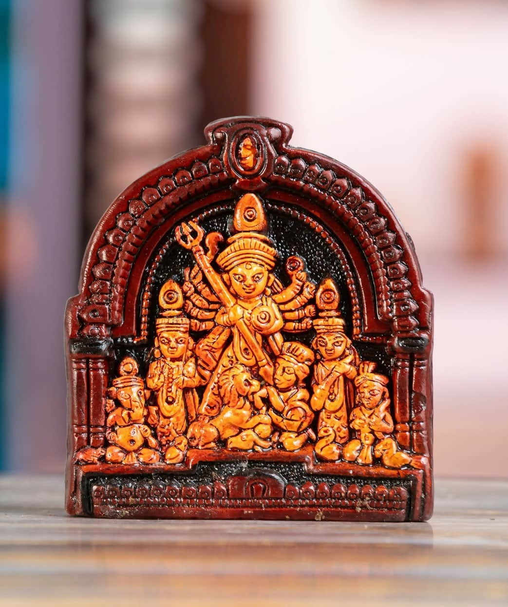 Haus Fabula Handcrafted Terracotta Goddess Durga Idol