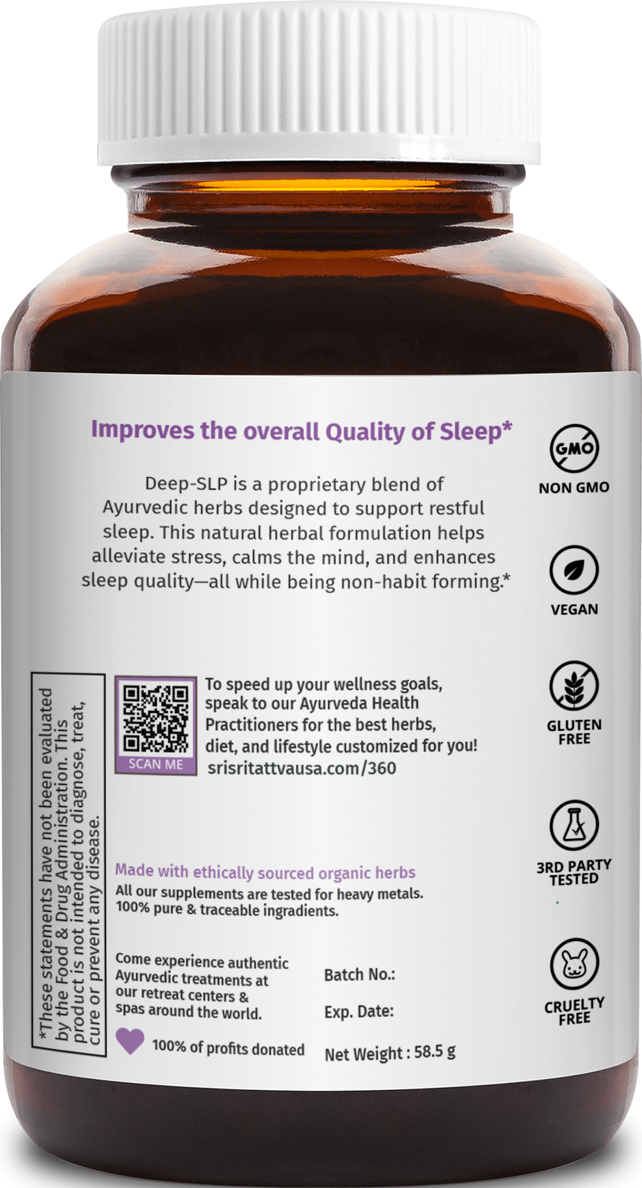 DEEP SLP: Herbs for Restful Sleep